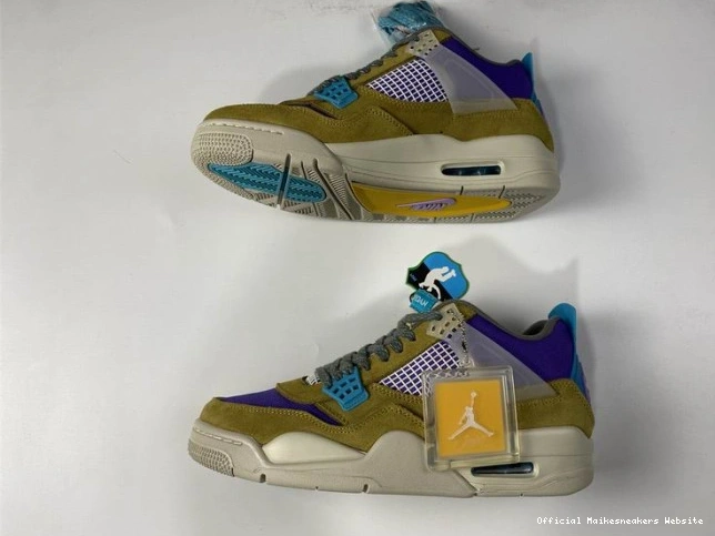 Official Maikesneakers x SP Union DJ5718-300 Air Jordan Moss 4 Desert 0803